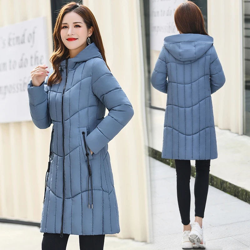 

parkas mujer 2019 Winter Jacket Women thick Winter Coat Lady Clothing Female Jackets Long Parkas down cotton jacket