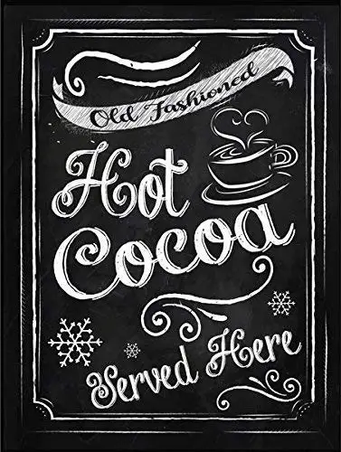 

Tin Sign New Aluminum Hot Cocoa Metal Sign 11.8 x 7.8 Inch