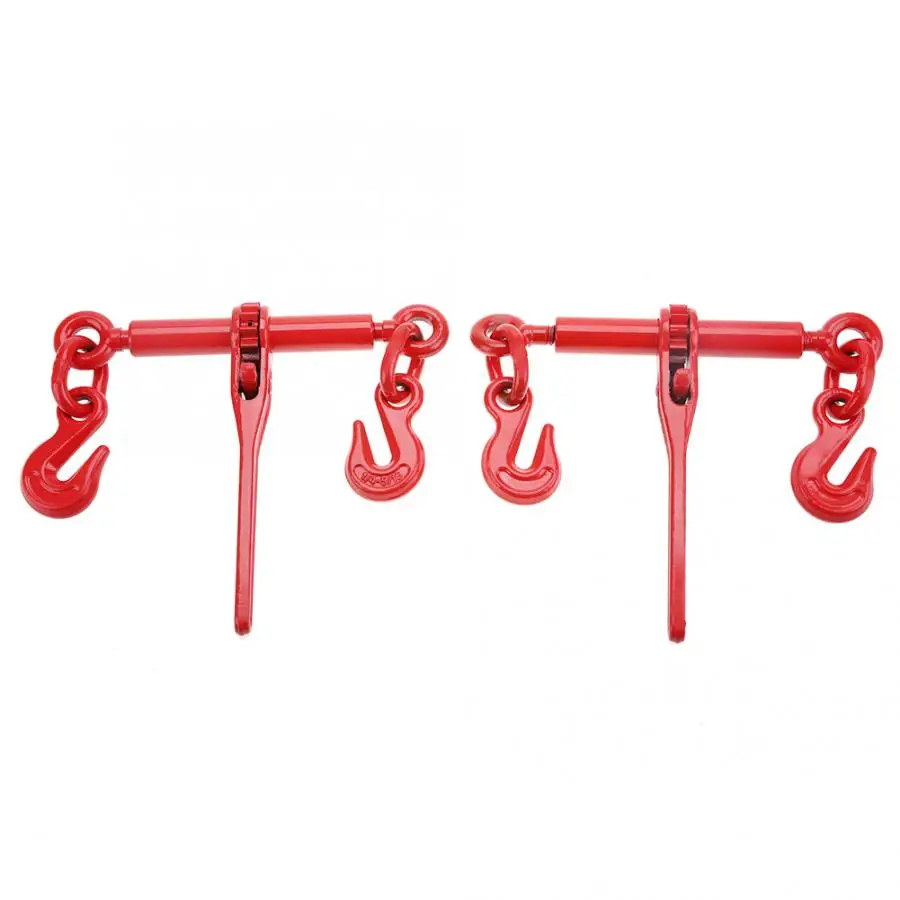 2pcs Ratchet Load Lever Binder 1 4 5 16 Chain Hook Tie Down Rigging 2pcs-ratchet-load-lever-binder-1-4-5-16-chain-hook-tie-down-rigging