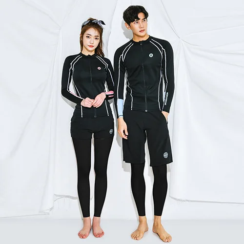 

Korean Style Diving Suit Zipper Split Type Long Sleeve Trousers Swimming Suit Couples Men And Women Snorkeling Jellyfish Clothin