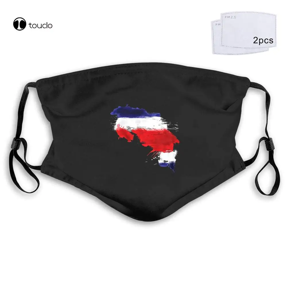 Коста-Рика Herren Fuball Sport WM EM Fahne National-Flagge Веер-товар маска для лица карманная