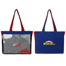Аниме сумки для покупок мой герой Academy Midoriya izku Todoroki Shoto Косплей холщовые сумки для покупок