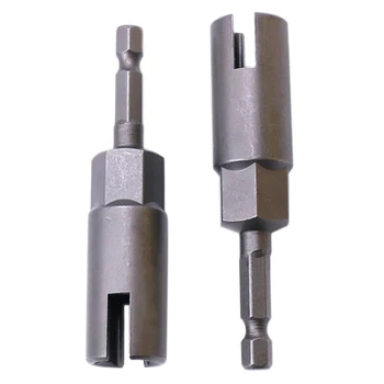 

2Pcs Slotted Wrench Bolt Drill Power Wing Nut Driver Bit Wrenches Tools for Panel Nuts Screws Eye