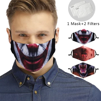 

3D Reusable Mouth Mask Washable Protective PM2.5 Filter Anti Dust Face Mask Windproof Mouth-muffle Bacteria Proof Anti Flu Mask