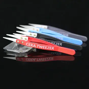 

Multi-functional Ceramic Tweezer for Electronic Cigarette RDA Cotton Prebuilt Coil DIY Twizer Tool Kit Accessories