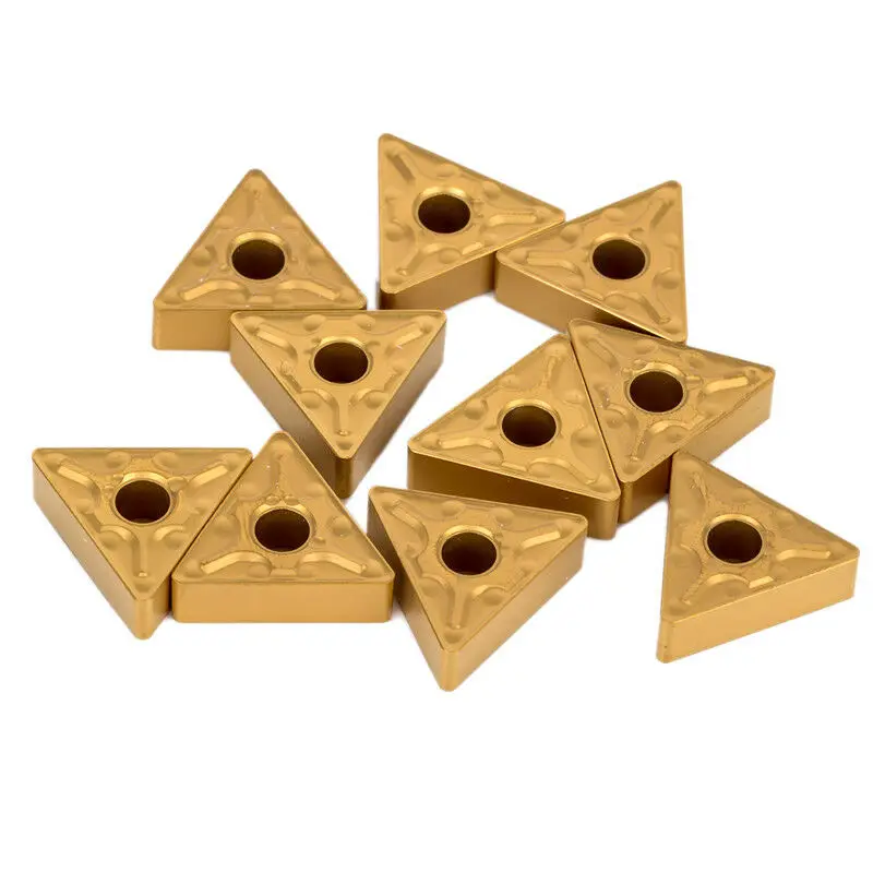 

10pcs 15 * 4.3mm TNMG160408R Metal Inserts Tool CNC Carbide KDC Cutting For Turning Cutter Stainless Steel Finishing