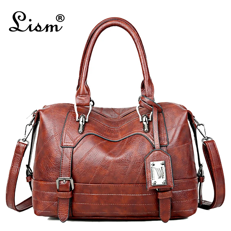 Women Handbags High Quality PU Leather Capacity Crossbody Bags for 2020 Lady Shoulder Travel Tote Bag | Багаж и сумки