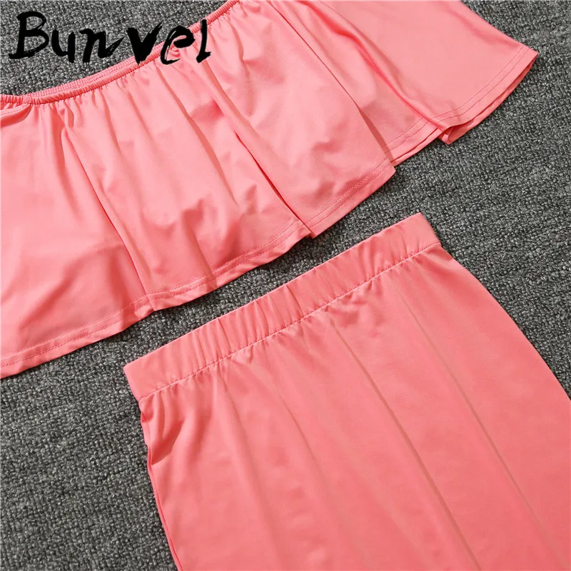 Bunvel/платья для малышей платья для мамы и дочки Одежда для девочек «Мама и я» мини-юбка с вырезом лодочкой платье для мамы и дочки, 5