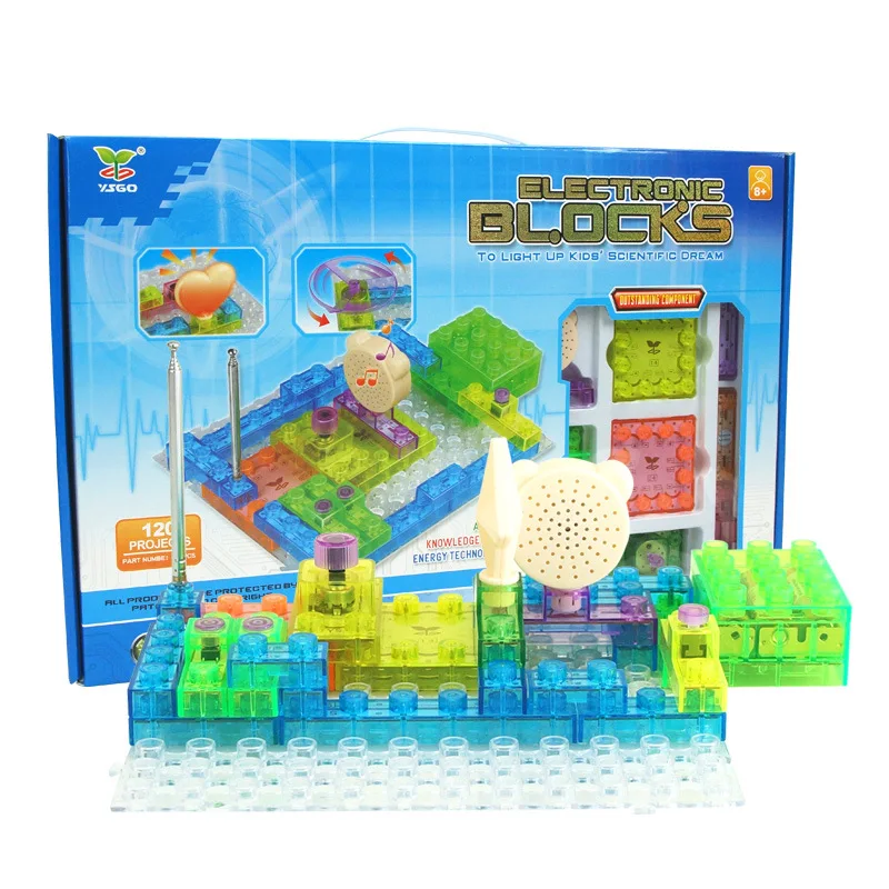 

Power Building Blocks English 120 Alternate Spelling Children Physics Science Circuitry Creative Building Blocks Assembled Toys