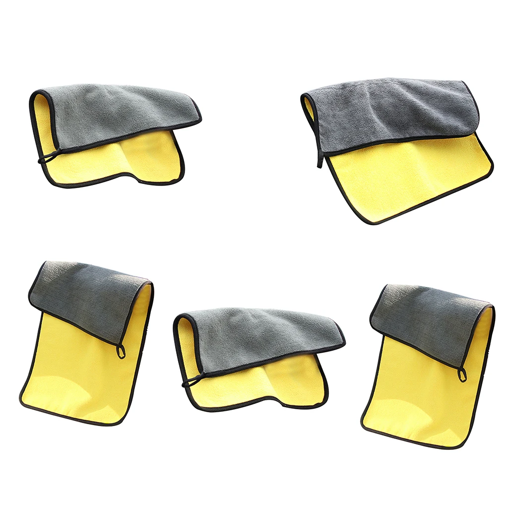 Полотенце из микрофибры для мытья автомобиля салфетка Подшивка ткань ухода за