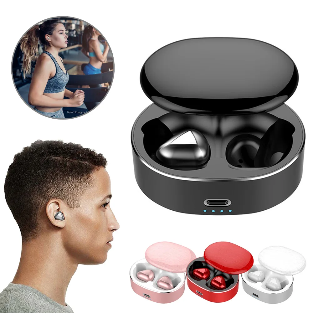 T50 Bluetooth 5,0 стерео 6D шумоподавление вкладыши беспроводной Авто сопряжение гарнитура разработан износостойкость