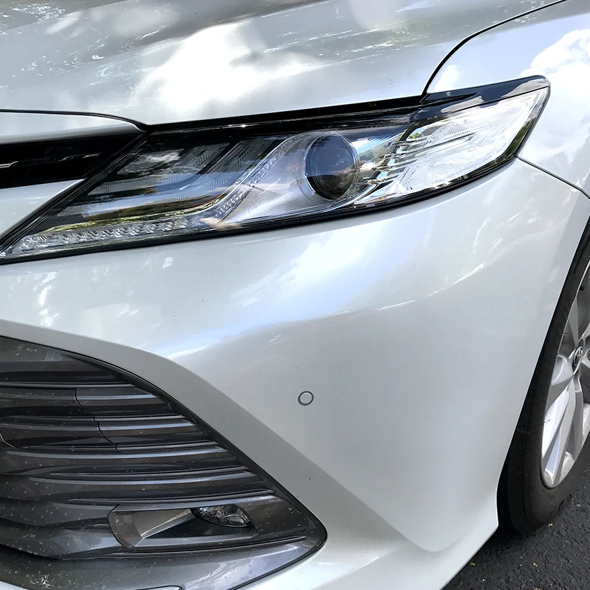 Для Toyota Camry 2018 + автомобильные фары брови наклейки на веки накладка ABS аксессуары