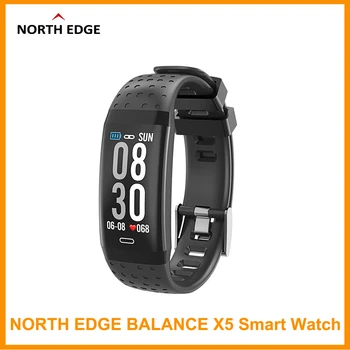 

North Edge Smart Bracelet Balance X5 Blood Pressure Fitness Tracker Heart Rate Monitor Smart Band Multi-Sport Mode