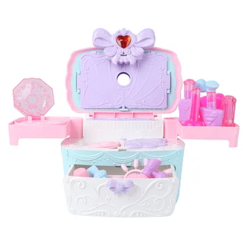 

1 Set Music Toy Suitcase Toy Cosmetic Box Toy for Mini House Girl Gift Children