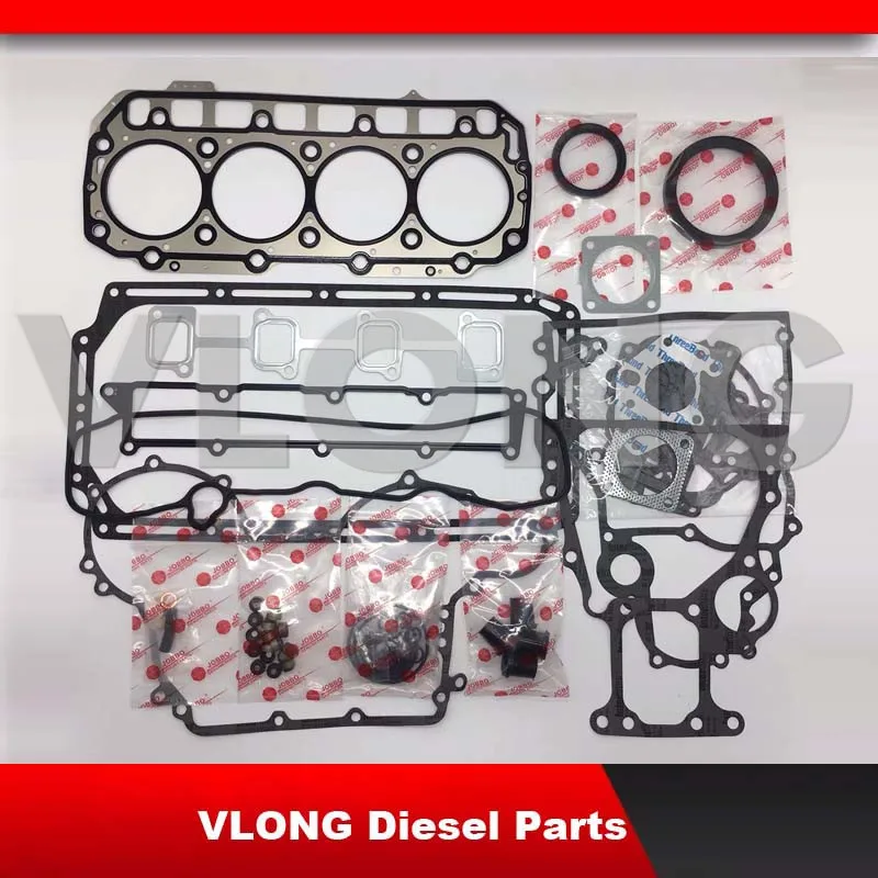 Дизельный двигатель Yanmar 4TNE92 4TNE94 4TNE98 4TNV94/98/92 4D92 4D94 4D98 Ремонтный комплект полный