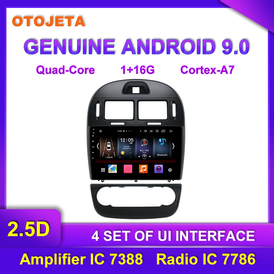 

OTOJETA Android 9.0 Player Smart Car Multimedia Radio For 2017 KIA Cerato GPS USB Bluetooth Navigation full touch tape recorder