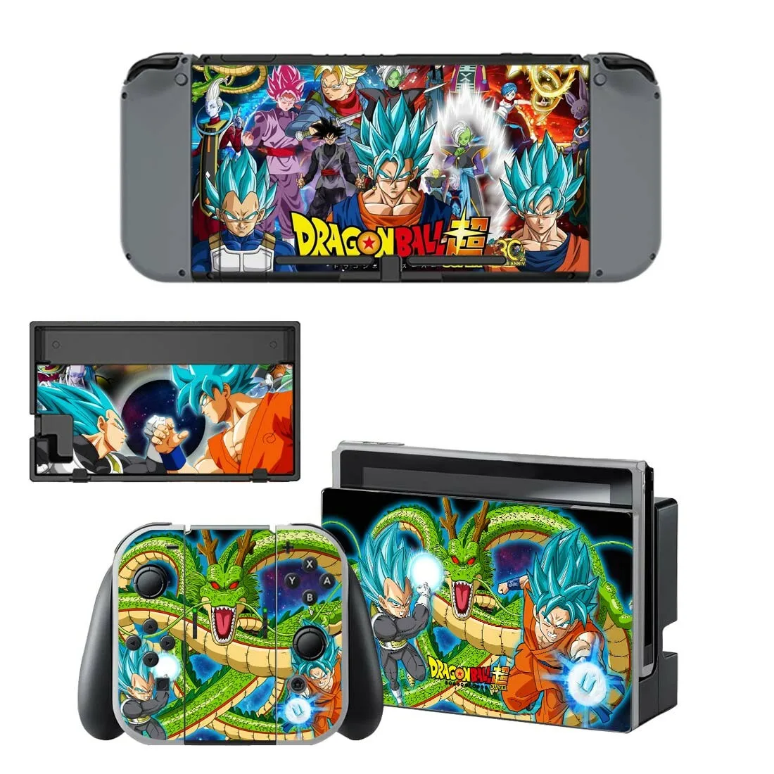 Наклейки для nintendo switch с кожицей Драконий жемчуг, супер переключатель, наклейка для консоли nintendo Switch, контроллер Joy-con, док-станция