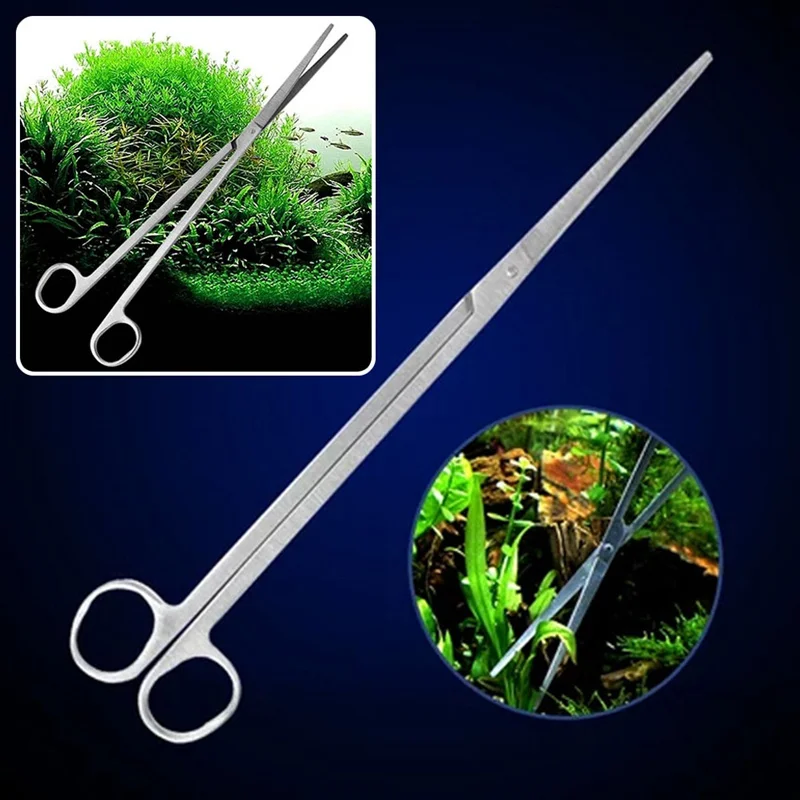 Aquarium Maintenance Tools Kit Tweezers Scissors For Live Plants Grass  Curve & Straight Tweezers Curved Scissors Tools 5 Styles