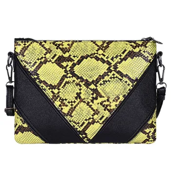 

Fashion Women Outdoor Zipper Beautiful Serpentine Satchels Messenger Bag Humanized Design Phone Bag shoulder Bag June 4