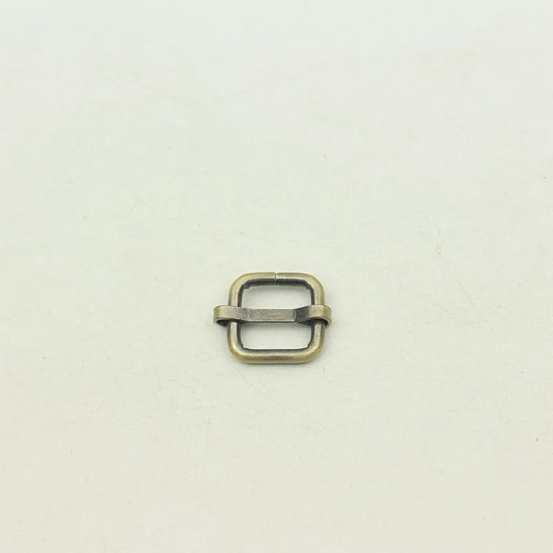 50pc 13mm Mini Metal Slides Tri-glides Wire-formed Roller Pin Buckles Strap Slider Adjuster for Bags Garment Leather Accessories