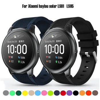 

Soft Silicone bracelet Wrist Band for Xiaomi haylou solar ls02 Replacement Smart watch Wristband Watchband for haylou sola ls05