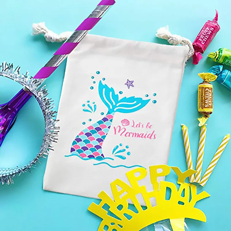 Конфеты Goodie Bags бассейн океан под морем Русалка для девичника|Украшения своими