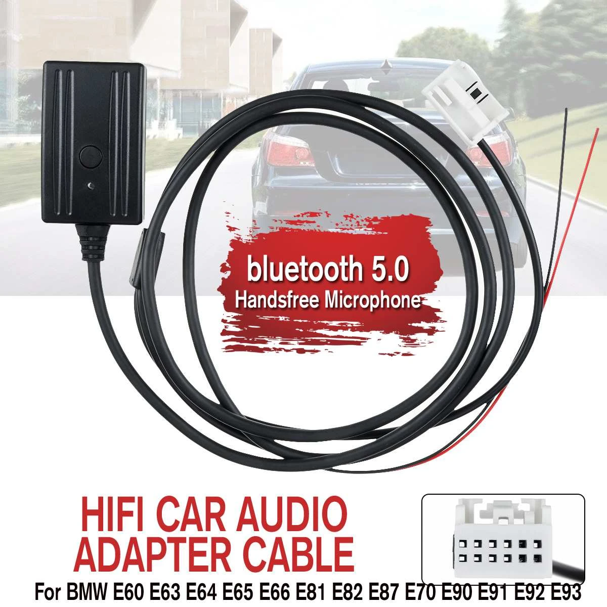 自動オーディオ車の Bluetooth 5 0 Aux Usb ハンズフリーマイクケーブルアダプタ音楽 マイク サポート歌変更 Bmw E60 E63 E64 Bluetooth Car Kit Aliexpress