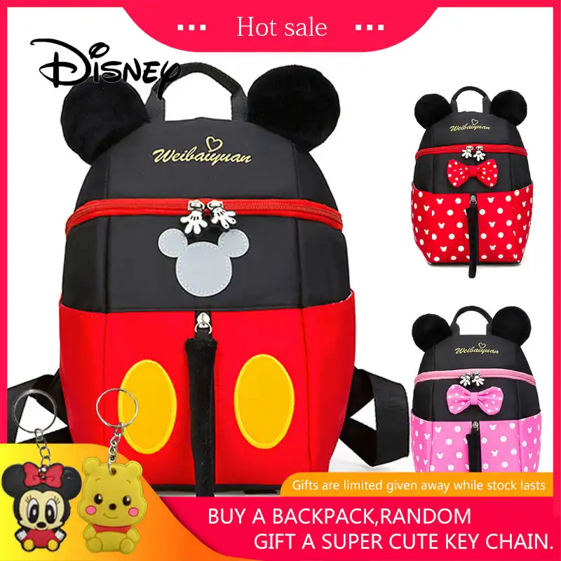 disney ryukzak dlya detej s risunkom mikki mausa sumka dlya detskogo sada ot 3 do 6 let dlya malchikov i devochek plyushevye ryukzaki s minni maus