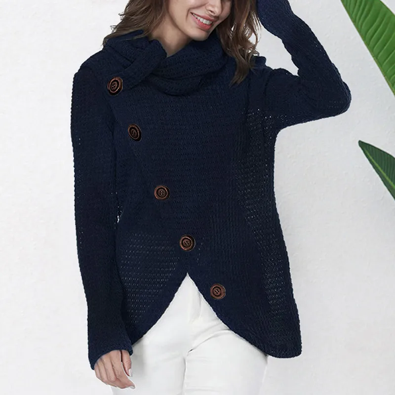 Cardigan grande taille jusqu'au 5XL (taille 50 française) BLEU MARINE 3