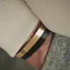 Matt Surface Brushed Stainless Steel Blank Cuff Bangle 4 colors Bracelet Jewelry Gifts For Man and Women 2