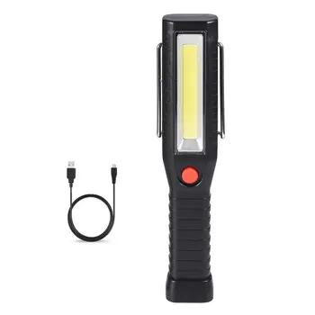 

Portable 80W COB LED Rechargeable Work Light Flashlight Car Repairing Inspection Light Magnetic Emergency Light