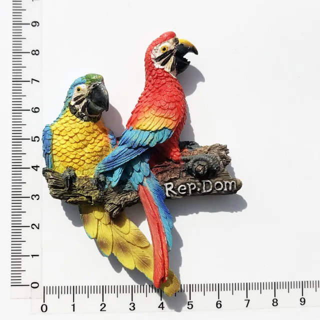 Aimant Créatif En Résine Pour Réfrigérateur, Animal, Oiseau, Perroquet, Aimant  Décoratif, Boucle Magnétique, Message Autocollant - Réfrigérateur Aimants -  AliExpress