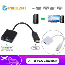 

DP to VGA Adapter DisplayPort Male to Female DP TO VGA Converter DP TO VGA Cable for PC Computer Laptop HDTV Monitor Projector