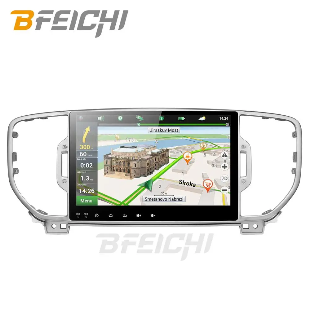 Discount PX30 new car dvd for KIA sportage 2016 2017 kx5 with car radio stereo multimedia player navigation Android 8.1 wifi media player 2
