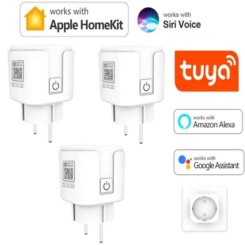 Умная розетка с Wi-Fi 16 А монитором питания | Обустройство дома