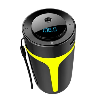 

300 ml Aroma Air Humidifier FM Transmitter Bluetooth 5.0 Audio Player with Seven-color horse race atmosphere light for Home Car