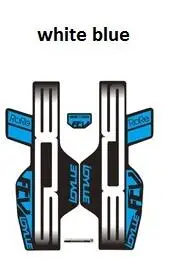 white blue BOS IDYLLE flv передняя вилка наклейка для MTB горный велосипед наклейки - Цвет: white blue