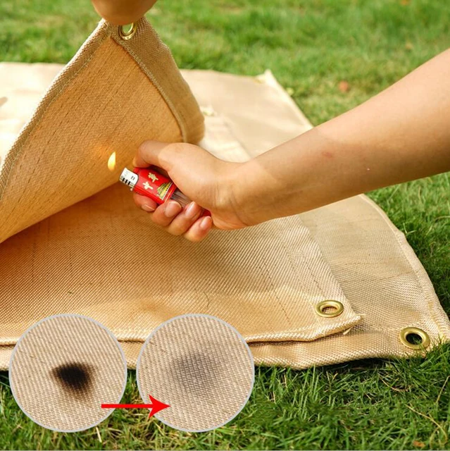 Hővédő Tűzoltó Pit Szőnyeg Tűzálló Fedélzetekhez Grill Padló Kültéri, Szilárd Pad Máglyák Kandalló Tűz