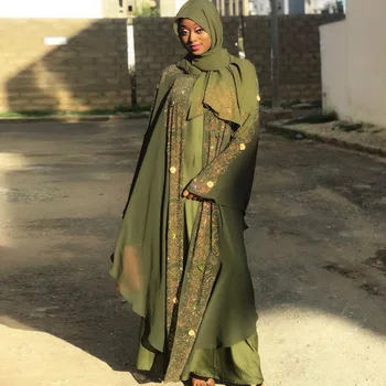 

Traditional African Design Beading Sequins Abaya Chiffon Dashiki Dress Bat Hooded Cape Muslim Bazin Long Maxi Robe Gowns Africa