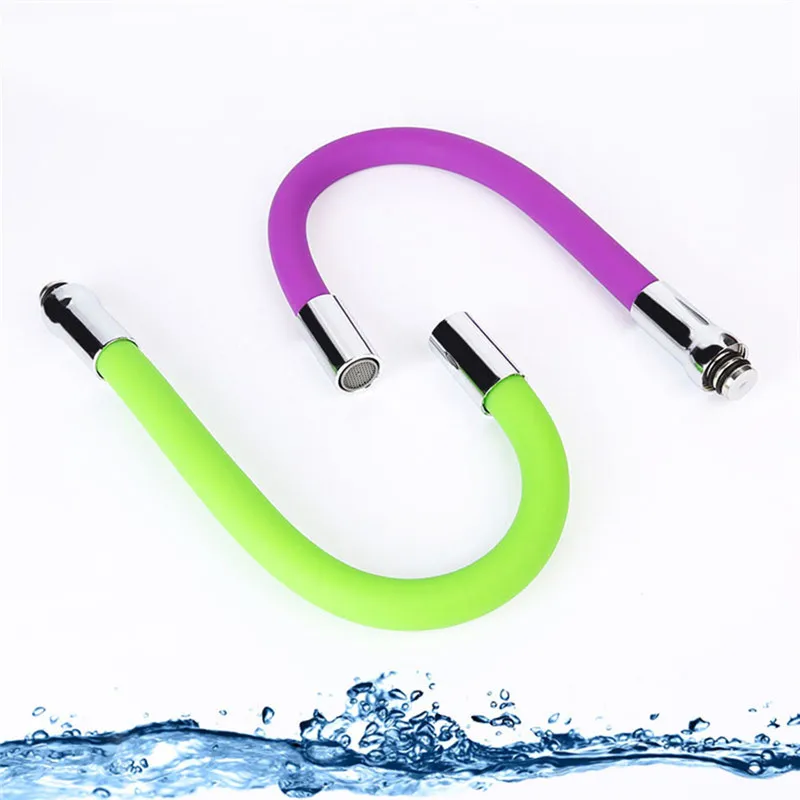 Цветная силиконовая трубка для крана кухонный гибкий шланг 360 градусов фильтр