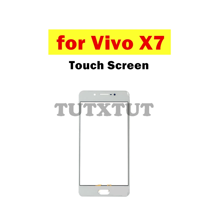 ДЛЯ Vivo X7 сенсорный экран стеклянная Сенсорная панель передняя дигитайзер