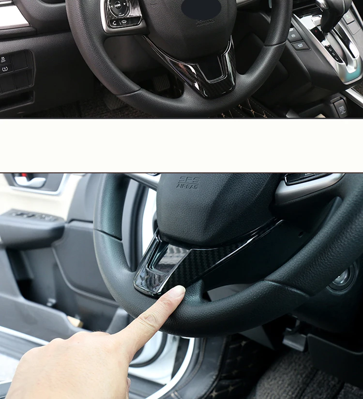 Аксессуары для Honda CRV, декоративная накладка на руль автомобиля с блестками, эмблема, значок, наклейка для автомобиля