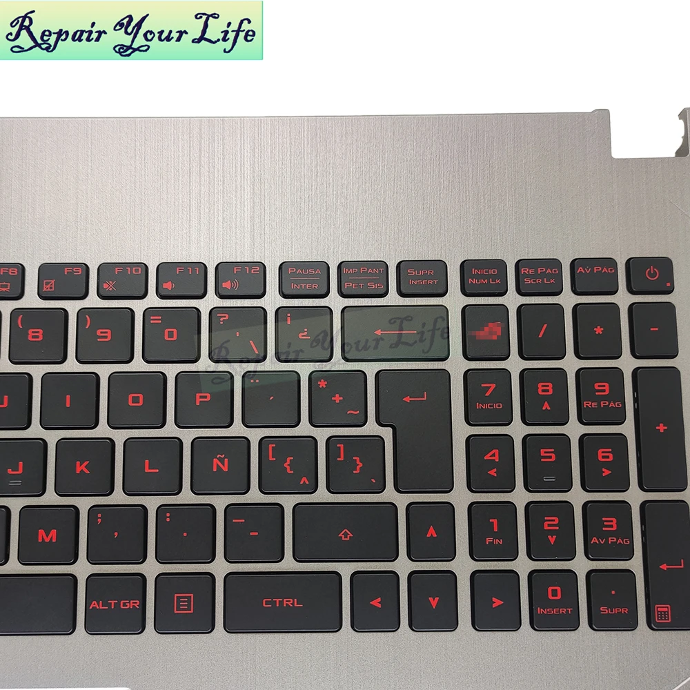 Palmrest C Ŀִ ο LA ƾ Ű Asus ROG Strix GL502V GL502VMK PO/ Ʈ Ű Ʈ