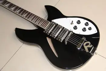 

Wholesale 12 String Electric Guitar Rickber 325 Model electric Guitar 3 Pickups 330 In Black 120303
