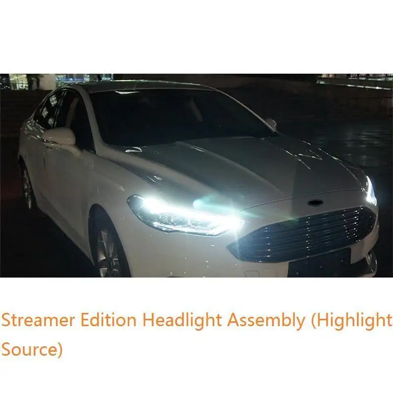 MODEL S Наружные Drl дневные ходовые огни Luces Para Авто Стайлинг боковой указатель поворота светодиодные фары автомобиля фары в сборе 17 для Ford Mondeo - Цвет: MODEL S