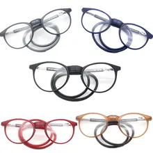 GLAUSA, магнитная квадратная круглая оправа, Холтер, очки для чтения, для женщин и мужчин, портативные Висячие на шее, очки для пресбиопии, очки для пожилых