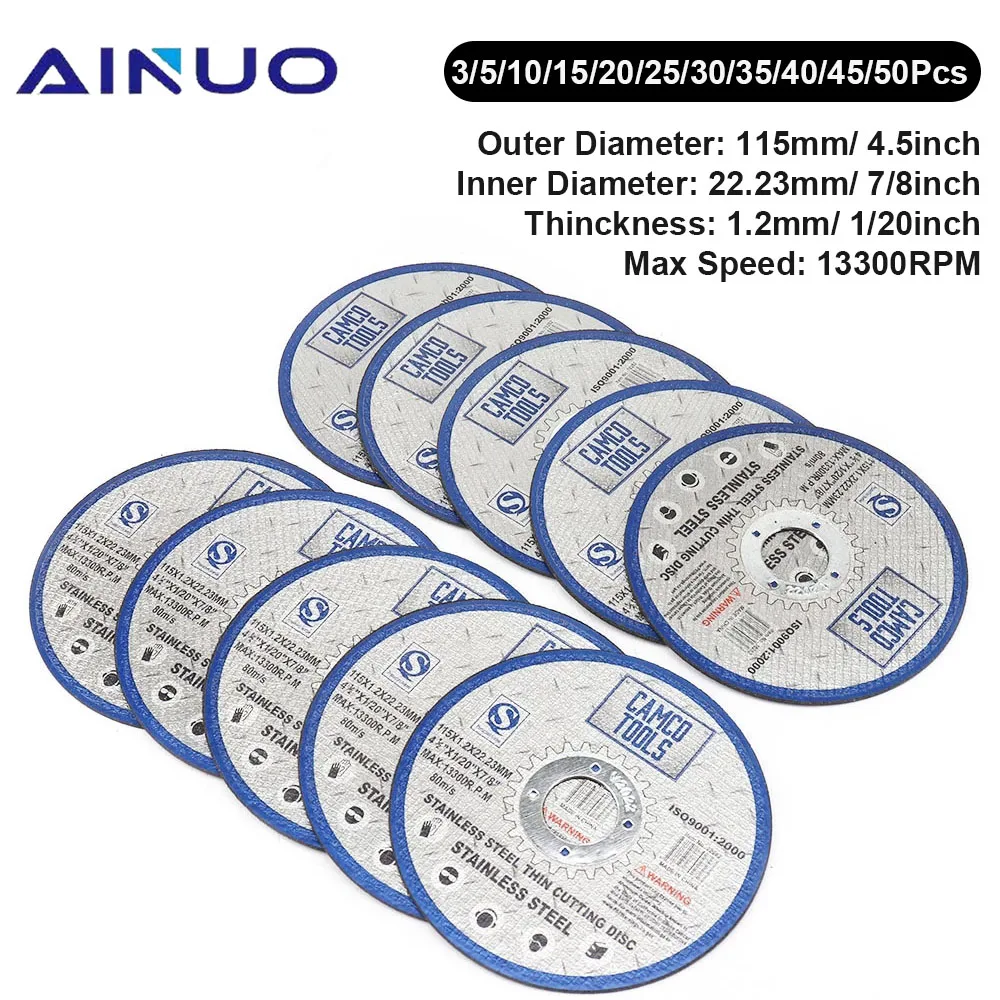 Sanding Disc Cutting Disc Grinding Disc Abrasive Wheel Grinding Wheel-115mm 4 1/2" Stainless Steel Metal Cutting Disc Flap Sanding Grinding Discs