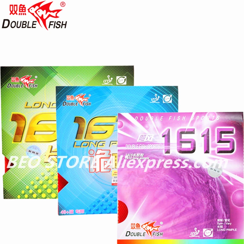 Double Fish 1615 Long Pimples Out Professional Long pimples Table tennis rubber Double Fish Ping Pong Sponge double fish front cypress ayous table tennis blade carbon fiber offensive double fish ping pong bat racket