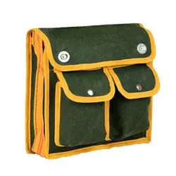 Многофункциональная сумка для инструментов на плечо, Холщовая Сумка для электроинструментов, практичная большая сумка для хранения
