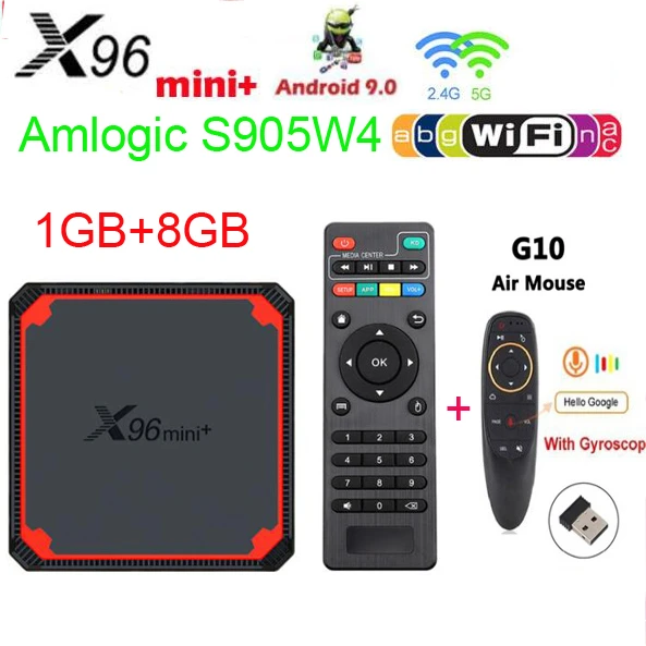 X96 MINI+ TV BOX Android 9.0 Amlogic S905W4 2GB/16GB TV BOX